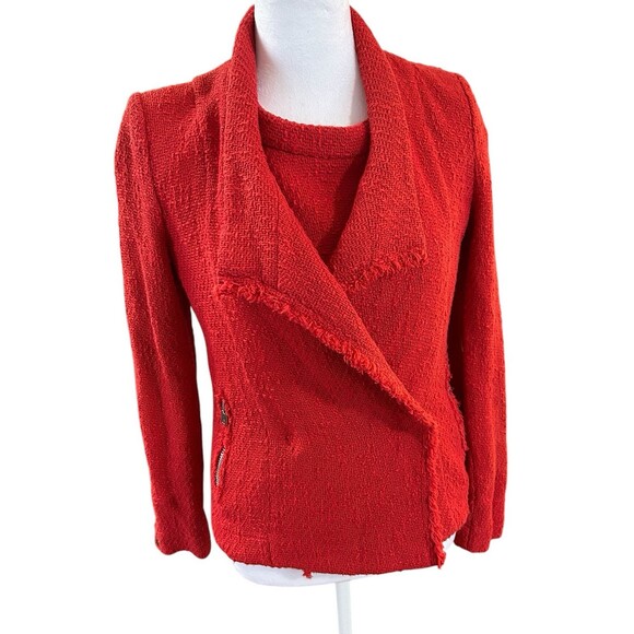 IRO 2 Pc Shirt & Jacket Set (France Sz 40/US Sz 8) Jacket Sz 40/Shirt Sz 42 - Picture 1 of 9